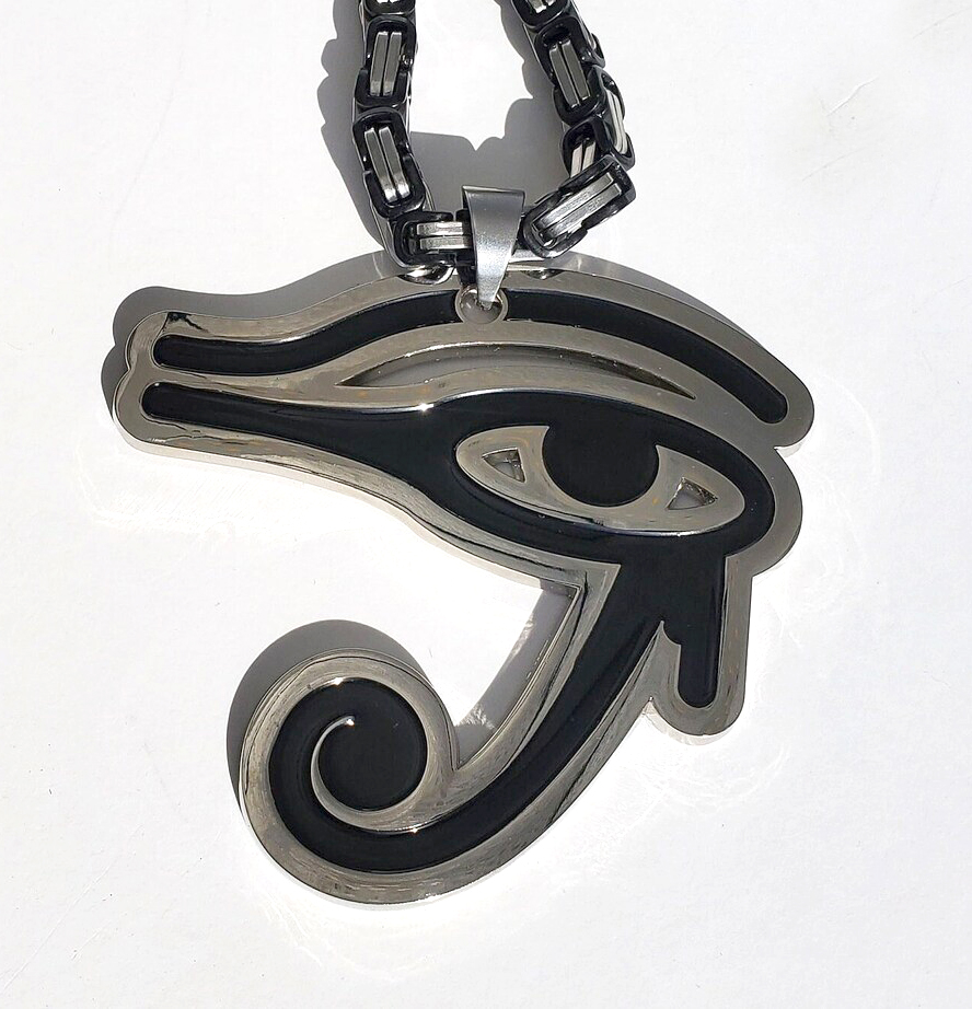 large stainless steel ankh pendant